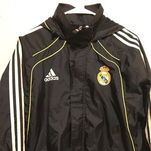 real madrid rain jacket